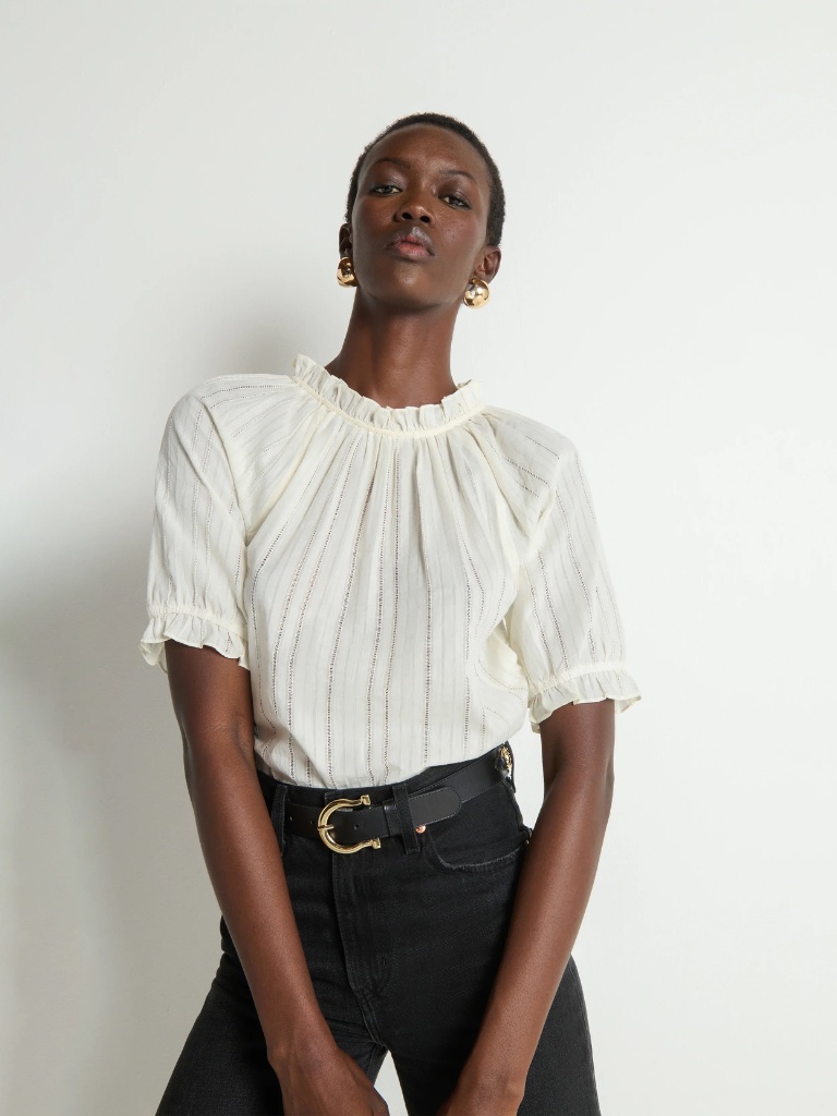Nwt Nation La Whitney Ruffle Top